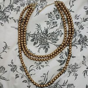 New Multistrand gold necklace